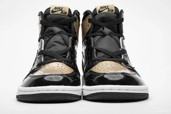 Patent Toe Gold Retro High NRG 1 861428-007 Jordan  0314